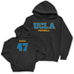 UCLA Football Black Wordmark Hoodie  - Wyatt Mosier