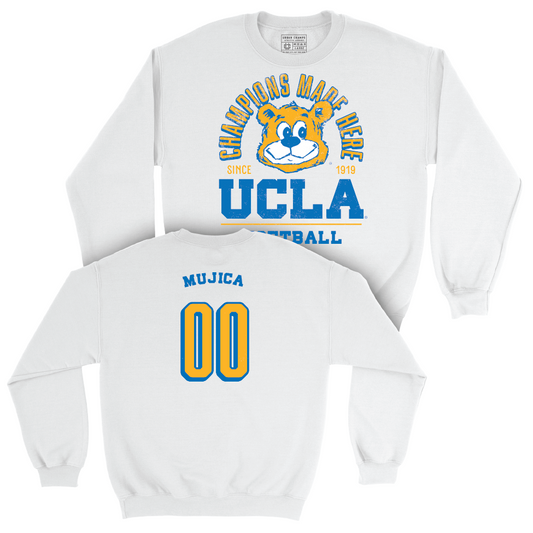 UCLA Softball White Arch Crew  - Sofia Mujica