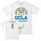 UCLA Women's Beach Volleyball White Arch Comfort Colors Tee   - Natalie Myszkowski