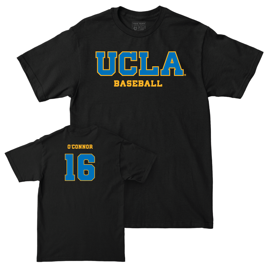 UCLA Baseball Black Wordmark Tee   - Jack O’Connor