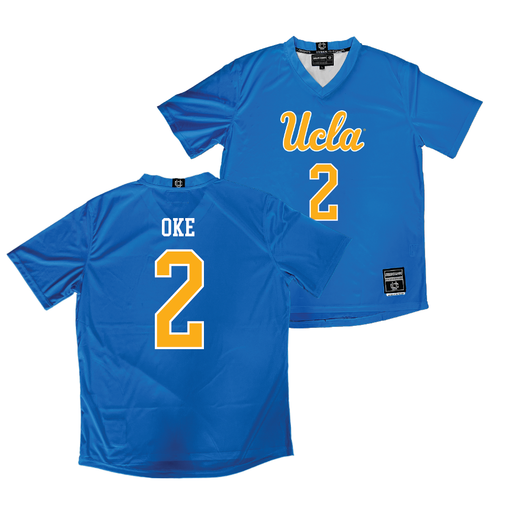 UCLA Women's Soccer Blue Jersey  - Ayo Oke