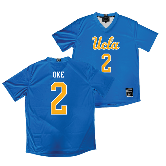 UCLA Women's Soccer Blue Jersey  - Ayo Oke