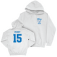 UCLA Women's Soccer White Smiley Joe Hoodie   - Jayden Perry