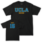 UCLA Women's Soccer Black Wordmark Tee   - Jayden Perry