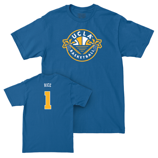 UCLA Women's Basketball Blue Palm Tree Tee  - Kiki Rice