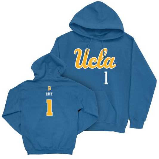 UCLA Women's Basketball Blue Script Hoodie  - Kiki Rice