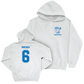 UCLA Women's Basketball White Smiley Joe Hoodie   - Zania Socka