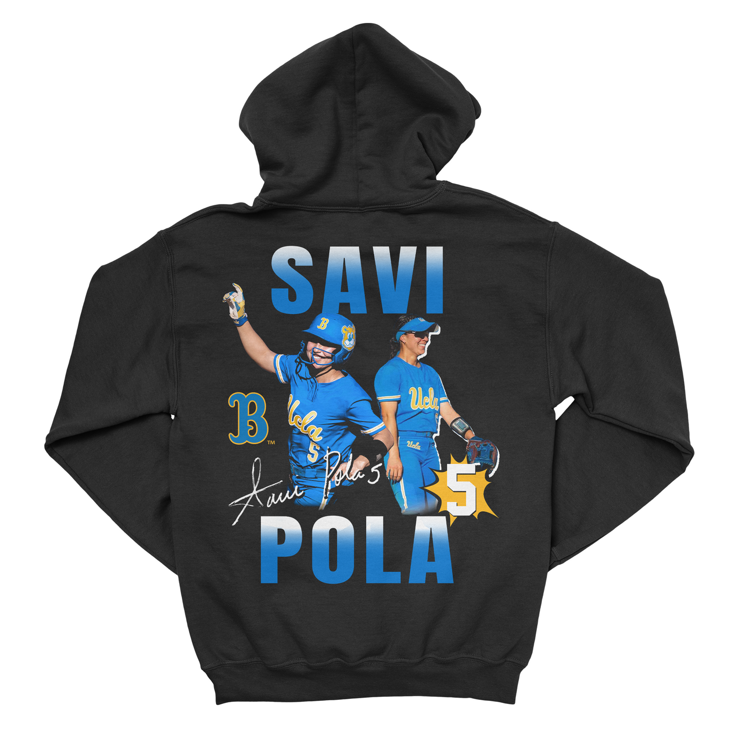 EXCLUSIVE RELEASE: Savannah Pola 90's Graphic Black Hoodie