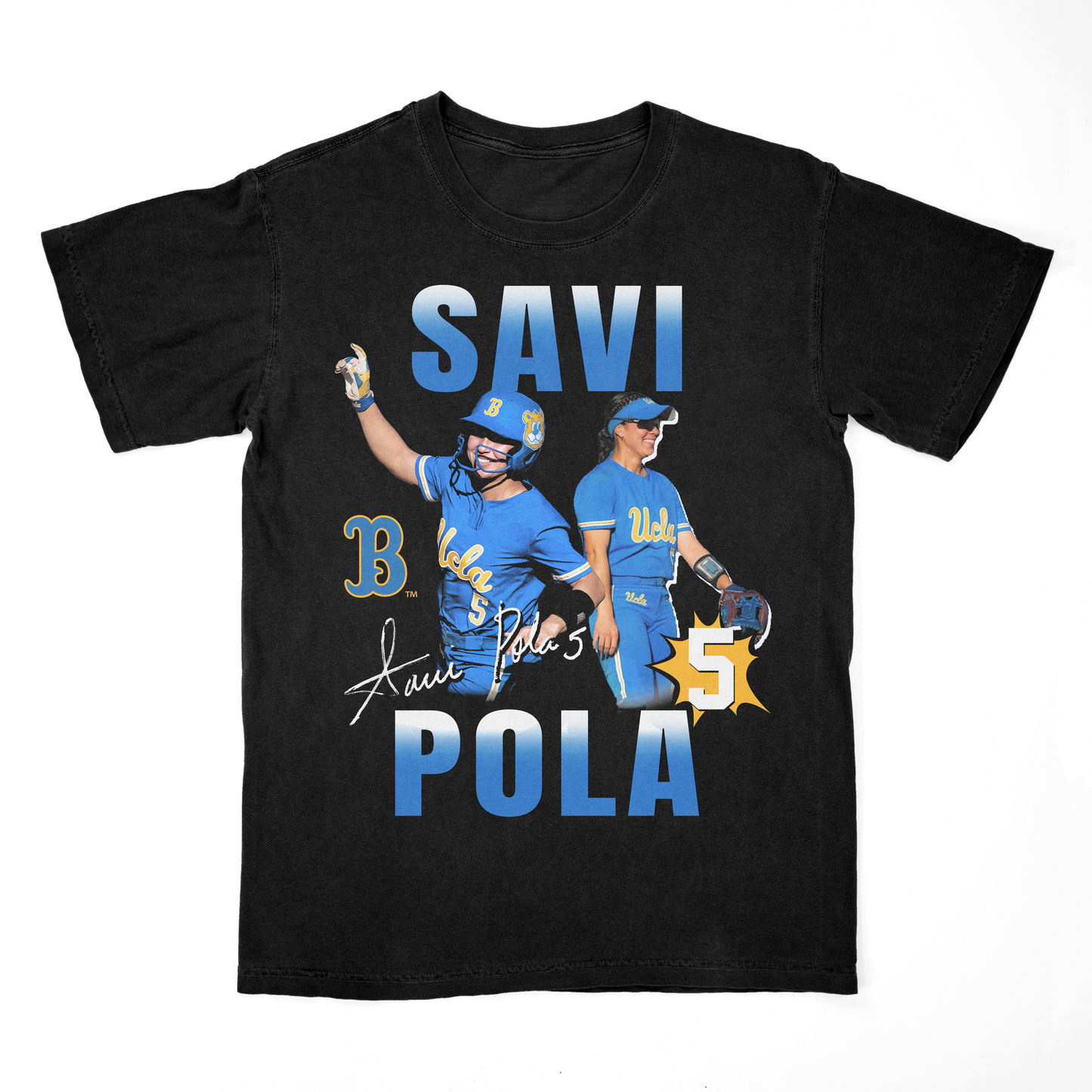 EXCLUSIVE RELEASE: Savannah Pola 90's Graphic Black Tee