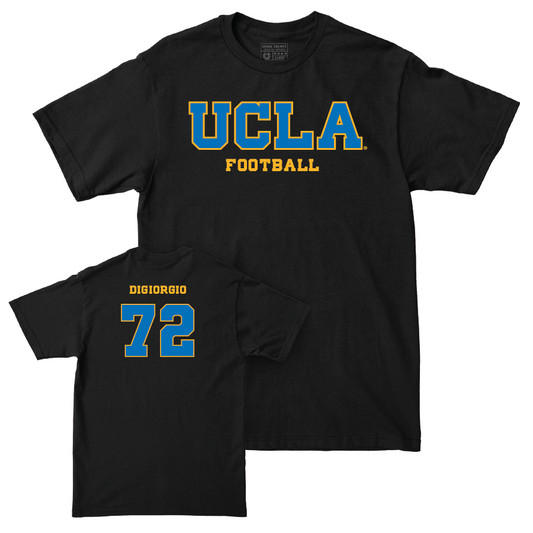 UCLA Football Black Wordmark Tee - Garret DiGiorgio Small