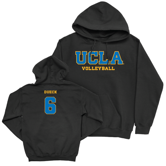UCLA Women's Volleyball Black Wordmark Hoodie - Payton Dueck Small