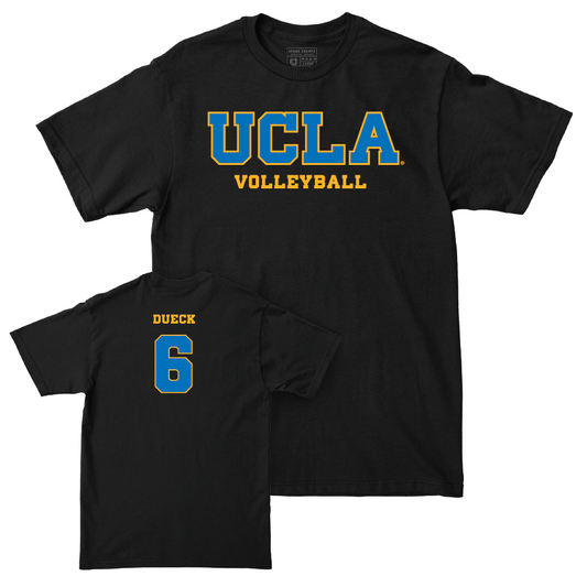 UCLA Women's Volleyball Black Wordmark Tee - Payton Dueck Small