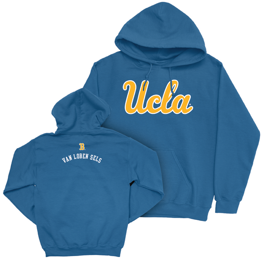 UCLA Men's Tennis Blue Script Hoodie  - Emon van Loben Sels