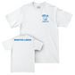 UCLA Women's Gymnastics White Smiley Joe Comfort Colors Tee  - Mika Webster-Longin