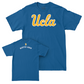 UCLA Women's Gymnastics Blue Script Tee  - Mika Webster-Longin