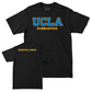 UCLA Women's Gymnastics Black Wordmark Tee  - Mika Webster-Longin