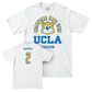 UCLA Men's Soccer White Arch Comfort Colors Tee  - Tre Wright