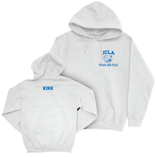 UCLA Men's Track & Field White Smiley Joe Hoodie     - Benjamin Kirk