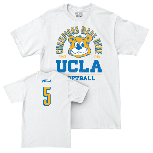 UCLA Softball White Arch Comfort Colors Tee  - Savannah Pola