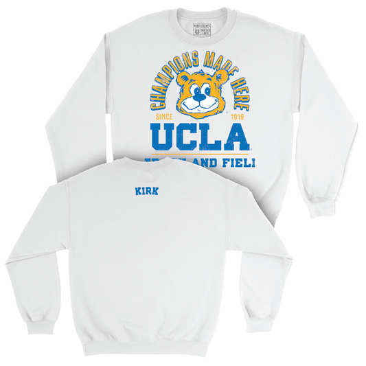 UCLA Men's Track & Field White Arch Crew     - Benjamin Kirk