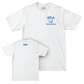 UCLA Men's Track & Field White Smiley Joe Comfort Colors Tee     - Josh Chu