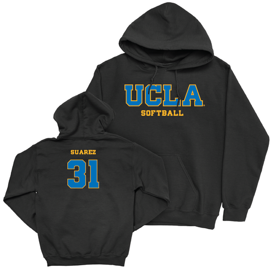 UCLA Softball Black Wordmark Hoodie  - Ramsey Suarez