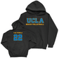 UCLA Women's Beach Volleyball Black Wordmark Hoodie   - Tessa Van Winkle