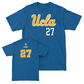 UCLA Baseball Blue Script Tee  - Easton Hawk