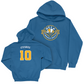 UCLA Men's Basketball Blue Palm Tree Hoodie  - Lazar Stefanovic