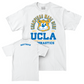 UCLA Women's Gymnastics White Arch Comfort Colors Tee  - Bronwyn Hoffman