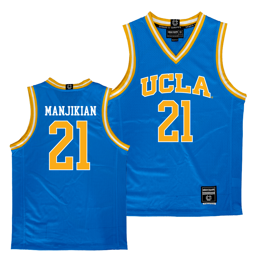 UCLA Men's Basketball Blue Jersey  - Evan Manjikian