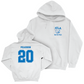 UCLA Women's Water Polo White Smiley Joe Hoodie   - Anna Pearson