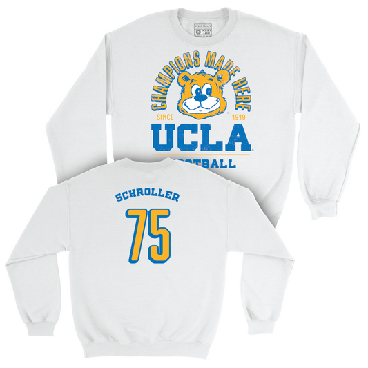 UCLA Football White Arch Crew  - Mark Schroller